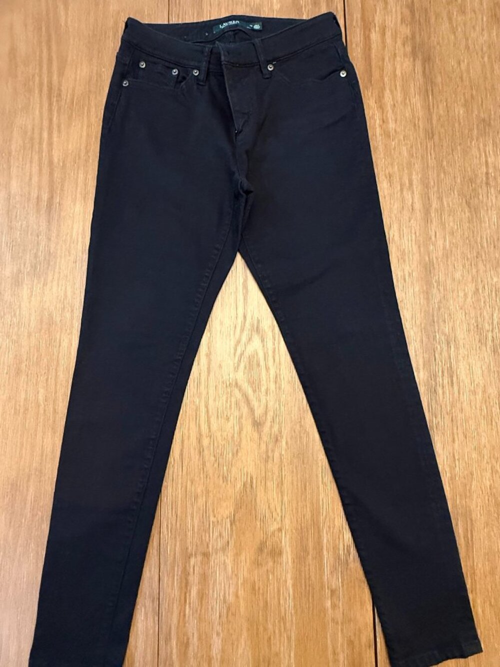 Lauren Ralph Lauren Modern Skinny Black Jeans Size 10